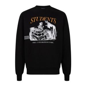 STUDENTS GOLF "Death Do Us Part" Crewneck in Black Men's XL NWT